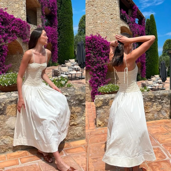 LPA | Dresses | Lpa Stacci Midi Dress In Beige Cream Size Xs New New With  Tags | Poshmark